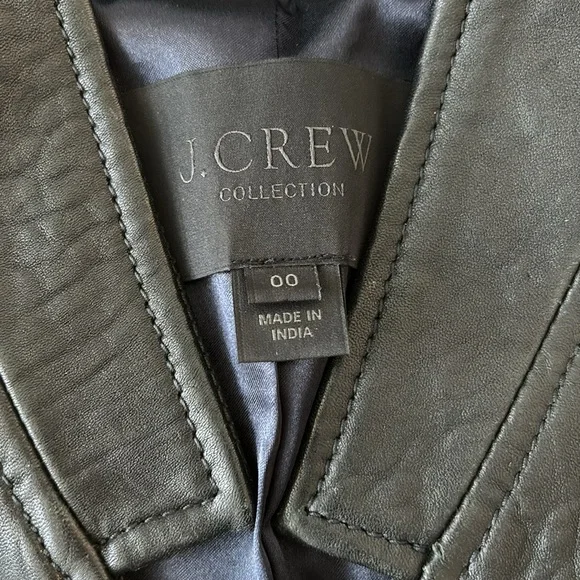 J crew leather jacket - Picture 3 of 10